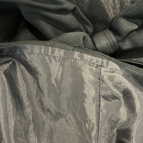 Victor Costa Vintage Black Off the Shoulder, V Back with Bow at Waist - Picture 13 of 17